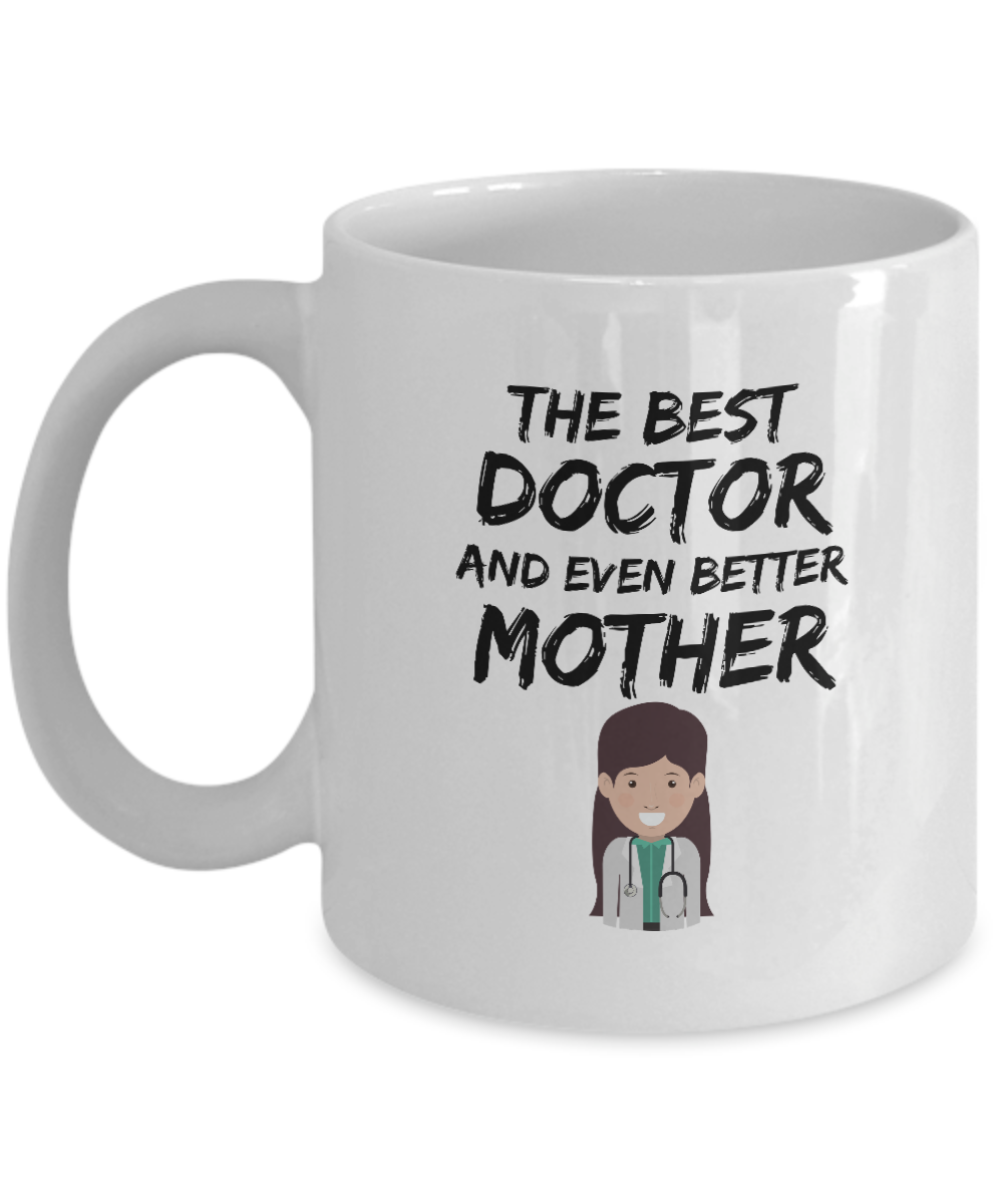 Doctor Mom Mug Best Mother Funny Gift for Mama Novelty Gag Coffee Tea Cup-Coffee Mug