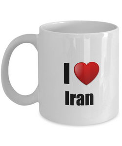 Iran Mug I Love Funny Gift Idea For Country Lover Pride Novelty Gag Coffee Tea Cup-Coffee Mug