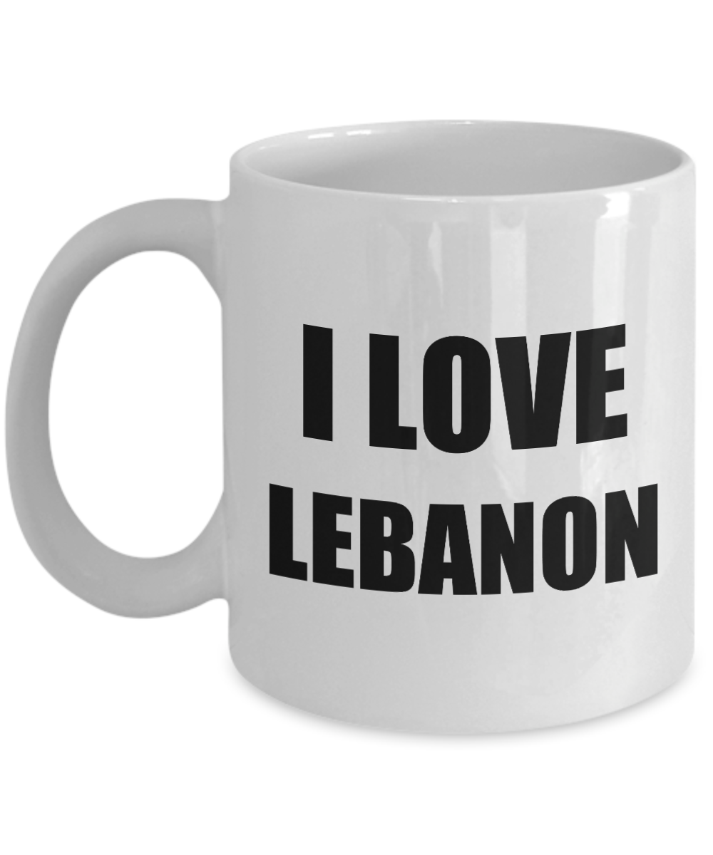 I Love Lebanon Mug Funny Gift Idea Novelty Gag Coffee Tea Cup-Coffee Mug