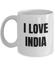 Load image into Gallery viewer, I Love India Mug Funny Gift Idea Novelty Gag Coffee Tea Cup-Coffee Mug