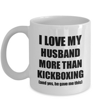 Load image into Gallery viewer, Kickboxing Wife Mug Funny Valentine Gift Idea For My Spouse Lover From Husband Coffee Tea Cup-Coffee Mug