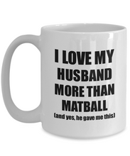 Load image into Gallery viewer, Matball Wife Mug Funny Valentine Gift Idea For My Spouse Lover From Husband Coffee Tea Cup-Coffee Mug