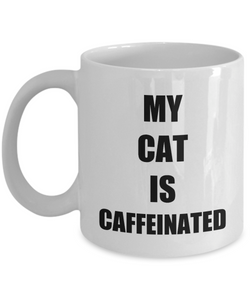Caffeinated Cat Mug Funny Gift Idea for Novelty Gag Coffee Tea Cup-[style]