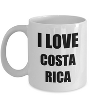 Load image into Gallery viewer, I Love Costa Rica Mug Funny Gift Idea Novelty Gag Coffee Tea Cup-Coffee Mug