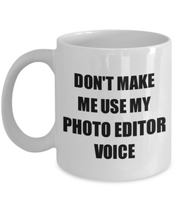 Photo Editor Mug Coworker Gift Idea Funny Gag For Job Coffee Tea Cup-Coffee Mug