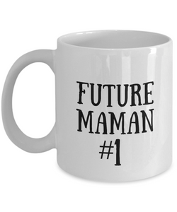 Cadeau Pour Maman Futur Mom Mug In French Funny Gift Idea for Novelty Gag Coffee Tea Cup-[style]