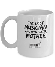 Load image into Gallery viewer, Pianist Mom Mug Best Musician Mother Funny Gift for Mama Novelty Gag Coffee Tea Cup-Coffee Mug