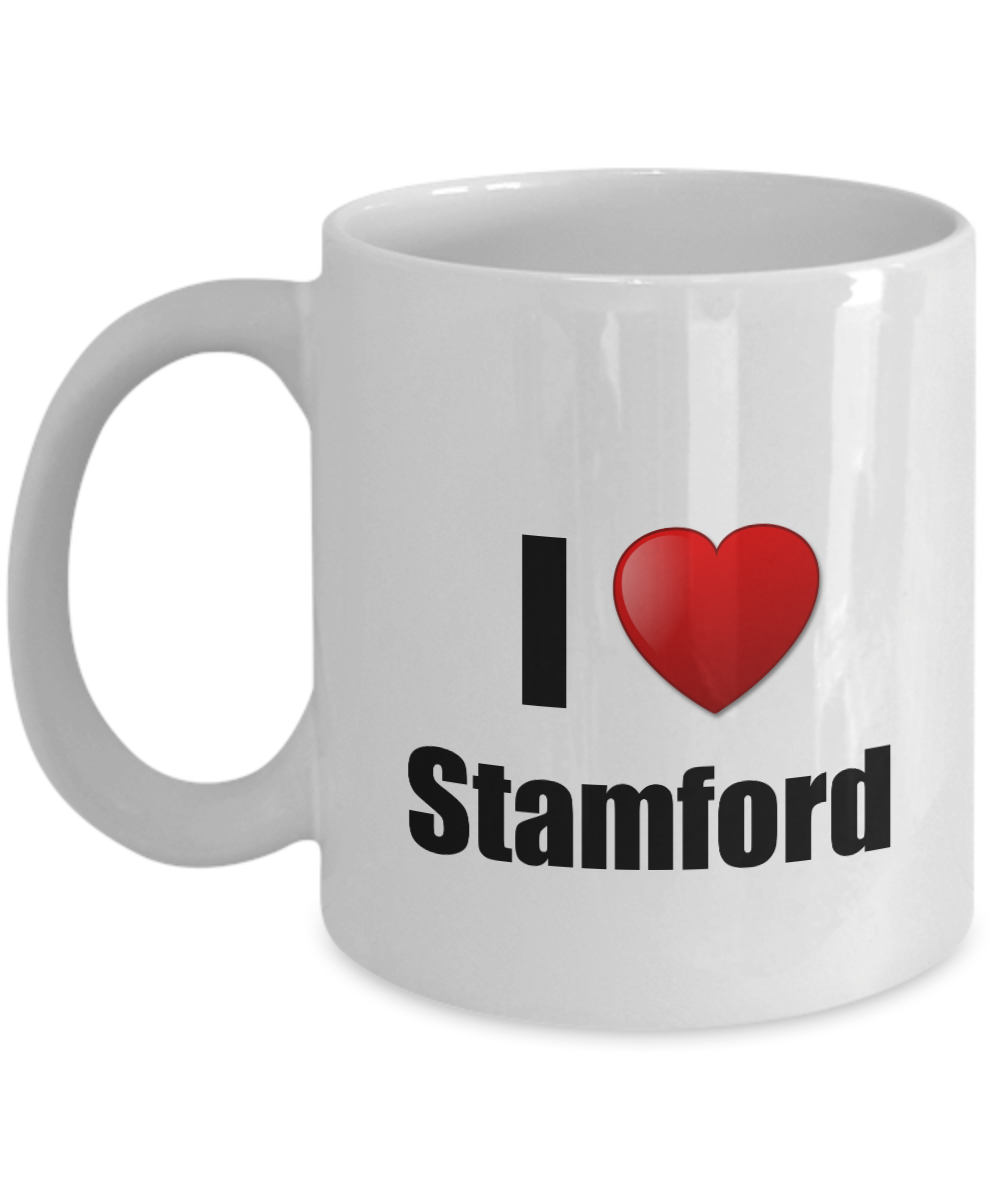 Stamford Mug I Love City Lover Pride Funny Gift Idea for Novelty Gag Coffee Tea Cup-Coffee Mug