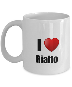 Rialto Mug I Love City Lover Pride Funny Gift Idea for Novelty Gag Coffee Tea Cup-Coffee Mug