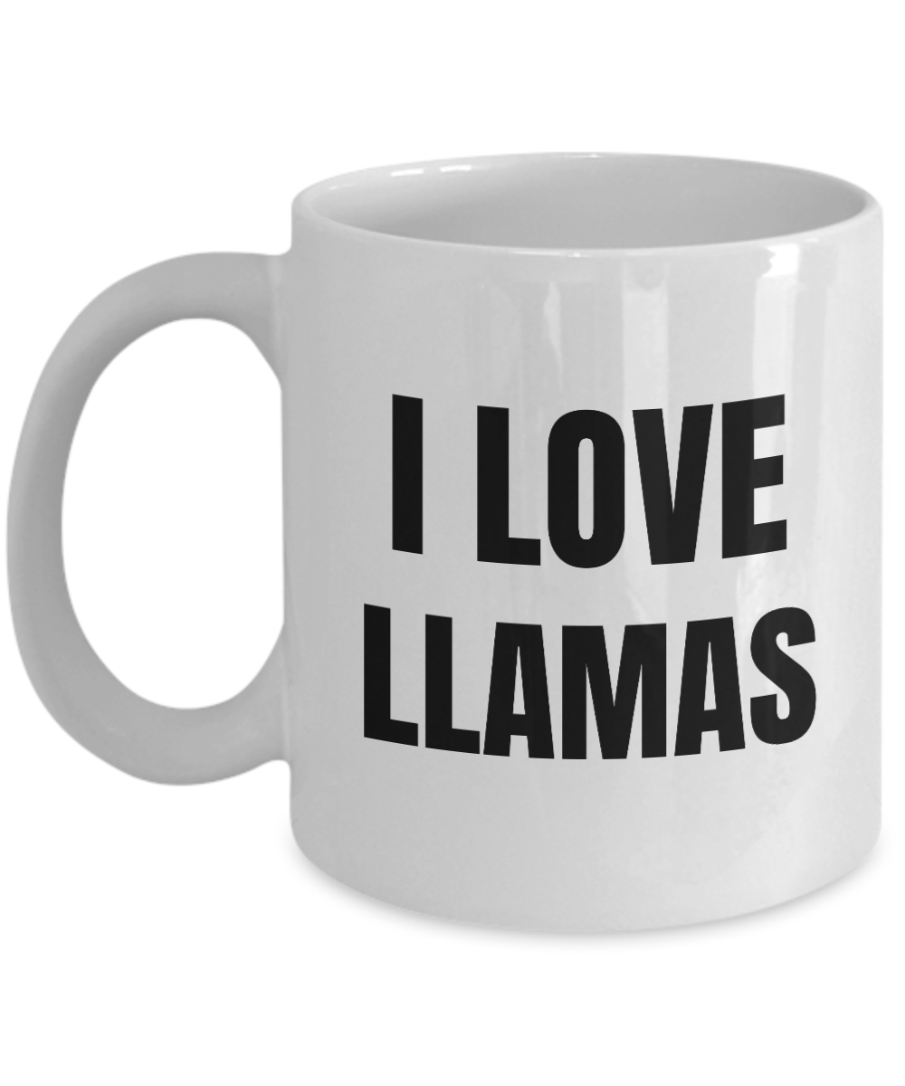 I Love Llamas Mug Funny Gift Idea Novelty Gag Coffee Tea Cup-Coffee Mug