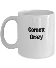Load image into Gallery viewer, Funny Cornett Crazy Mug Musician Gift Instrument Player Present Coffee Tea Cup-Coffee Mug