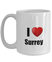 Load image into Gallery viewer, Surrey Mug I Love City Lover Pride Funny Gift Idea for Novelty Gag Coffee Tea Cup-Coffee Mug