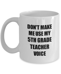5th Grade Teacher Mug Coworker Gift Idea Funny Gag For Job Coffee Tea Cup-Coffee Mug
