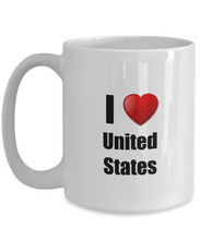 Load image into Gallery viewer, United States Mug I Love Funny Gift Idea For Country Lover Pride Novelty Gag Coffee Tea Cup-Coffee Mug
