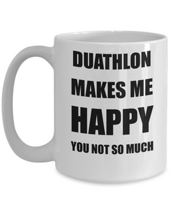 Duathlon Mug Lover Fan Funny Gift Idea Hobby Novelty Gag Coffee Tea Cup-Coffee Mug