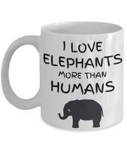 ELEPHANT LOVER GIFT Funny Elephant Mug Cute Elephant Gift for Elephant Lover Mug Elephant Coffee Mug Zookeeper Gift Animal Lover Mug-Coffee Mug