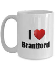 Load image into Gallery viewer, Brantford Mug I Love City Lover Pride Funny Gift Idea for Novelty Gag Coffee Tea Cup-Coffee Mug