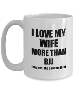 Bjj Husband Mug Funny Valentine Gift Idea For My Hubby Lover From Wife Coffee Tea Cup-Coffee Mug