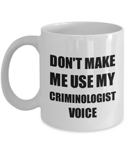 Load image into Gallery viewer, Criminologist Mug Coworker Gift Idea Funny Gag For Job Coffee Tea Cup-Coffee Mug