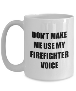 Firefighter Mug Coworker Gift Idea Funny Gag For Job Coffee Tea Cup-Coffee Mug