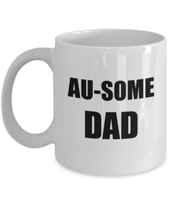 Ausome Dad Mug Autism Funny Gift Idea for Novelty Gag Coffee Tea Cup-Coffee Mug