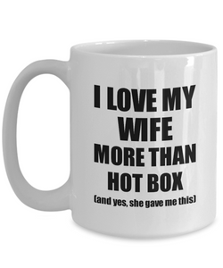 Hot Box Husband Mug Funny Valentine Gift Idea For My Hubby Lover From Wife Coffee Tea Cup-Coffee Mug