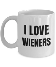Load image into Gallery viewer, I Love Wieners Mug Funny Gift Idea Novelty Gag Coffee Tea Cup-Coffee Mug