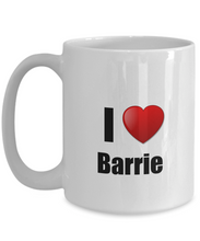 Load image into Gallery viewer, Barrie Mug I Love City Lover Pride Funny Gift Idea for Novelty Gag Coffee Tea Cup-Coffee Mug