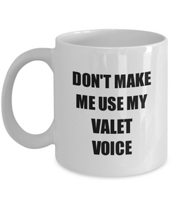 Valet Mug Coworker Gift Idea Funny Gag For Job Coffee Tea Cup-Coffee Mug