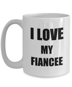 I Love My Fiancee Mug Funny Gift Idea Novelty Gag Coffee Tea Cup-Coffee Mug