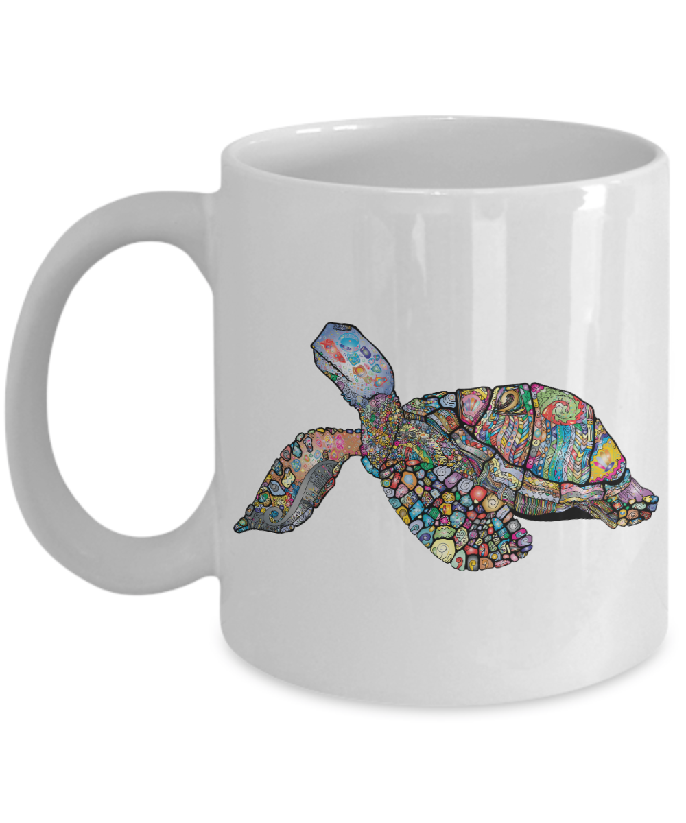 Turtle lover mug-Coffee Mug