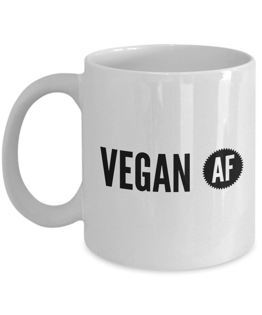 Funny Coffee Mug for Vegan - Vegan AF-Coffee Mug