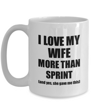 Load image into Gallery viewer, Sprint Husband Mug Funny Valentine Gift Idea For My Hubby Lover From Wife Coffee Tea Cup-Coffee Mug