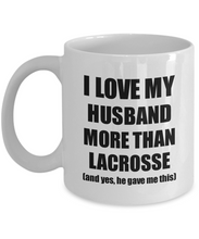 Load image into Gallery viewer, Lacrosse Wife Mug Funny Valentine Gift Idea For My Spouse Lover From Husband Coffee Tea Cup-Coffee Mug