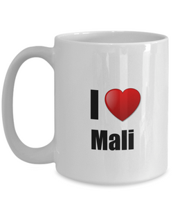 Mali Mug I Love Funny Gift Idea For Country Lover Pride Novelty Gag Coffee Tea Cup-Coffee Mug