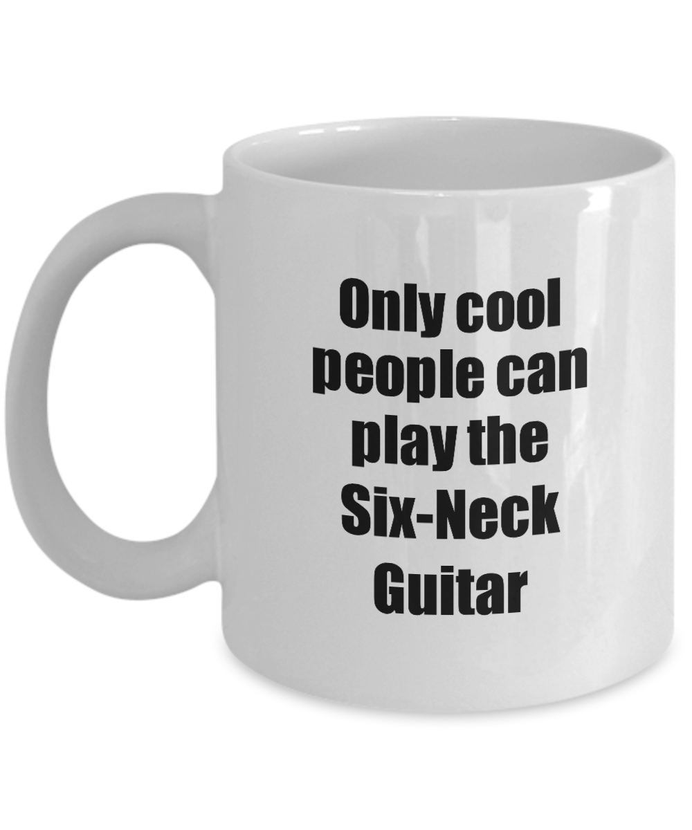 Six-Neck Guitar Player Mug Musician Funny Gift Idea Gag Coffee Tea Cup-Coffee Mug