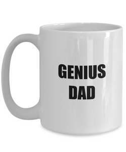 Genius Dad Mug Funny Gift Idea for Novelty Gag Coffee Tea Cup-Coffee Mug