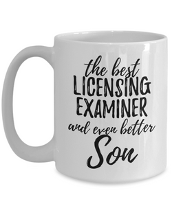 Licensing Examiner Son Funny Gift Idea for Child Coffee Mug The Best And Even Better Tea Cup-Coffee Mug