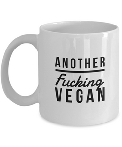 Funny Coffee Mug for Vegan - Another Fucking Vegan-Coffee Mug