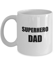 Load image into Gallery viewer, Superhero Dad Mug Funny Gift Idea for Novelty Gag Coffee Tea Cup-Coffee Mug