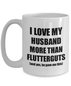 Flutterguts Wife Mug Funny Valentine Gift Idea For My Spouse Lover From Husband Coffee Tea Cup-Coffee Mug