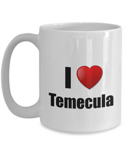 Load image into Gallery viewer, Temecula Mug I Love City Lover Pride Funny Gift Idea for Novelty Gag Coffee Tea Cup-Coffee Mug