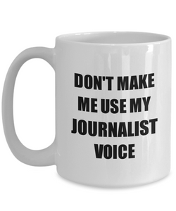 Journalist Mug Coworker Gift Idea Funny Gag For Job Coffee Tea Cup-Coffee Mug