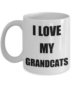 I Love My Grandcats Mug Funny Gift Idea Novelty Gag Coffee Tea Cup-Coffee Mug