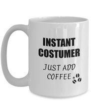 Load image into Gallery viewer, Costumer Mug Instant Just Add Coffee Funny Gift Idea for Corworker Present Workplace Joke Office Tea Cup-Coffee Mug