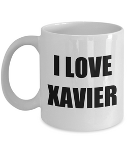 I Love Xavier Mug Funny Gift Idea Novelty Gag Coffee Tea Cup-[style]