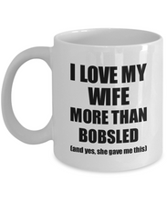 Load image into Gallery viewer, Bobsled Husband Mug Funny Valentine Gift Idea For My Hubby Lover From Wife Coffee Tea Cup-Coffee Mug