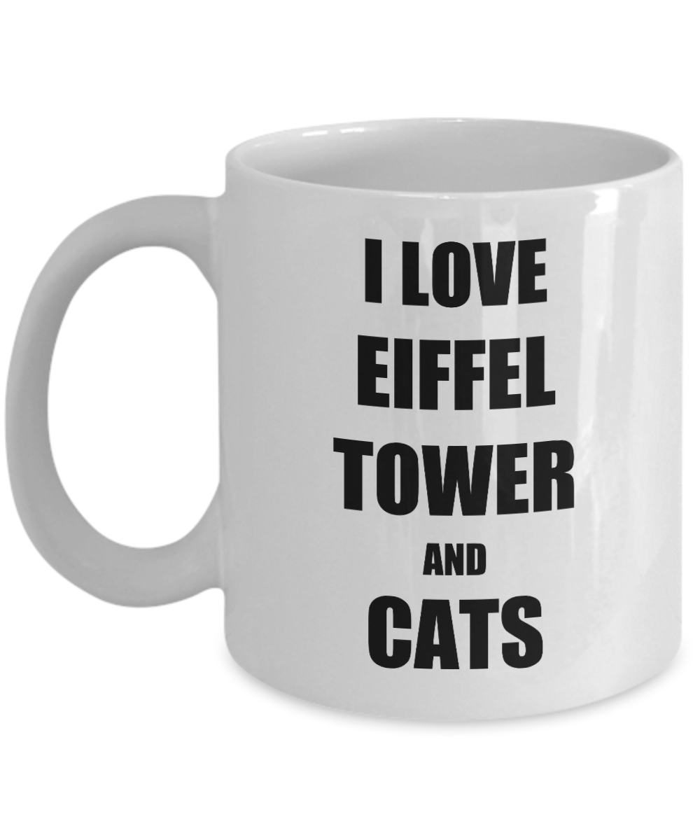 Cat Eiffel Tower Mug Funny Gift Idea for Novelty Gag Coffee Tea Cup-Coffee Mug