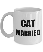 Load image into Gallery viewer, Cat Married Mug Funny Gift Idea for Novelty Gag Coffee Tea Cup-[style]