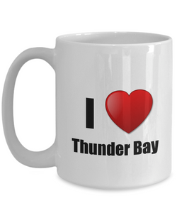 Thunder Bay Mug I Love City Lover Pride Funny Gift Idea for Novelty Gag Coffee Tea Cup-Coffee Mug